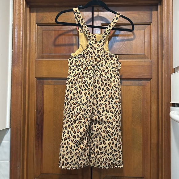 Amazon Essentials girls Water-Resistant Snow Bib - animal print size 3T - Picture 7 of 7